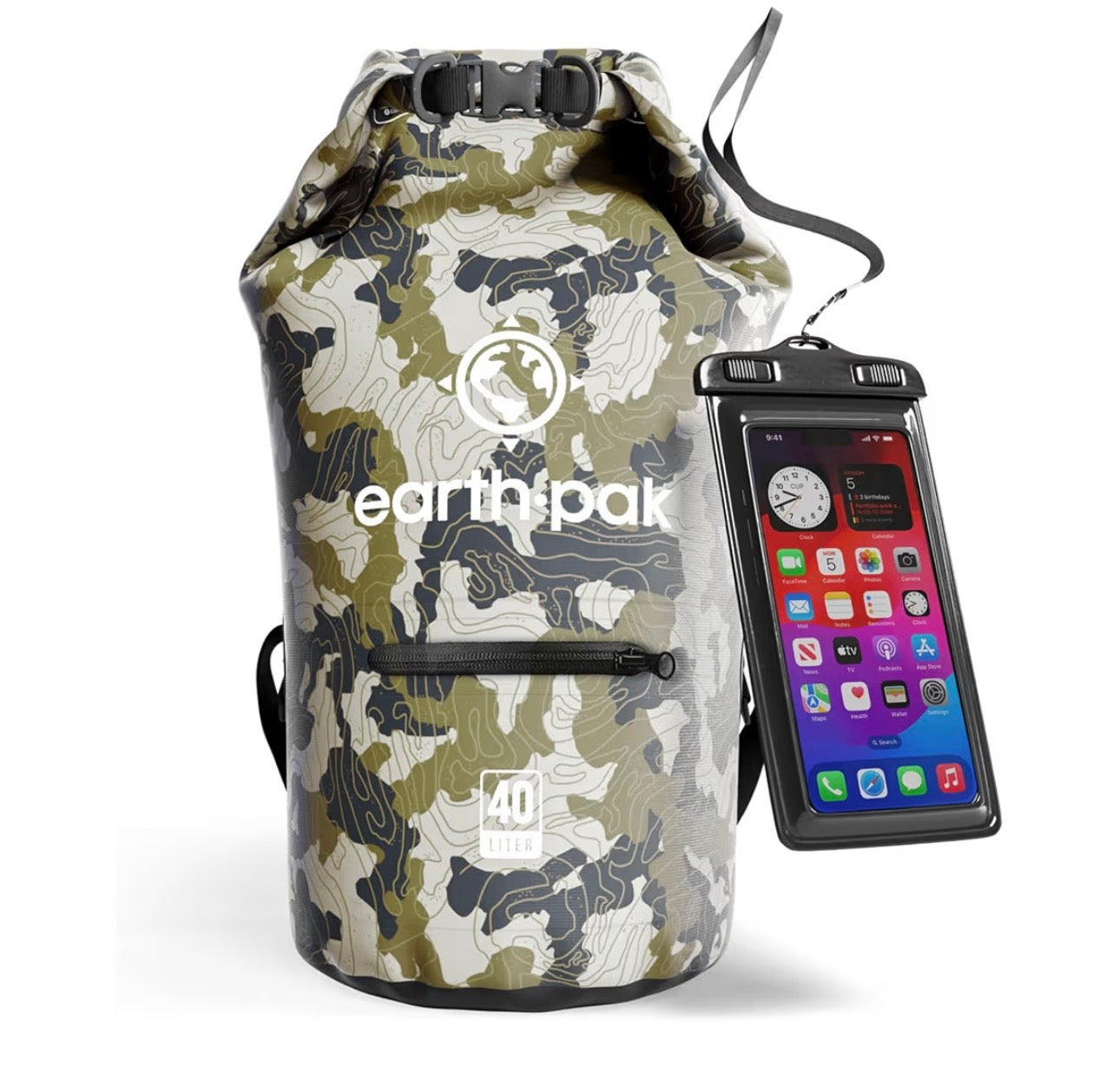 EARTH-PACK MOCHILA IMPERMEABLE 40L - DRY BAG