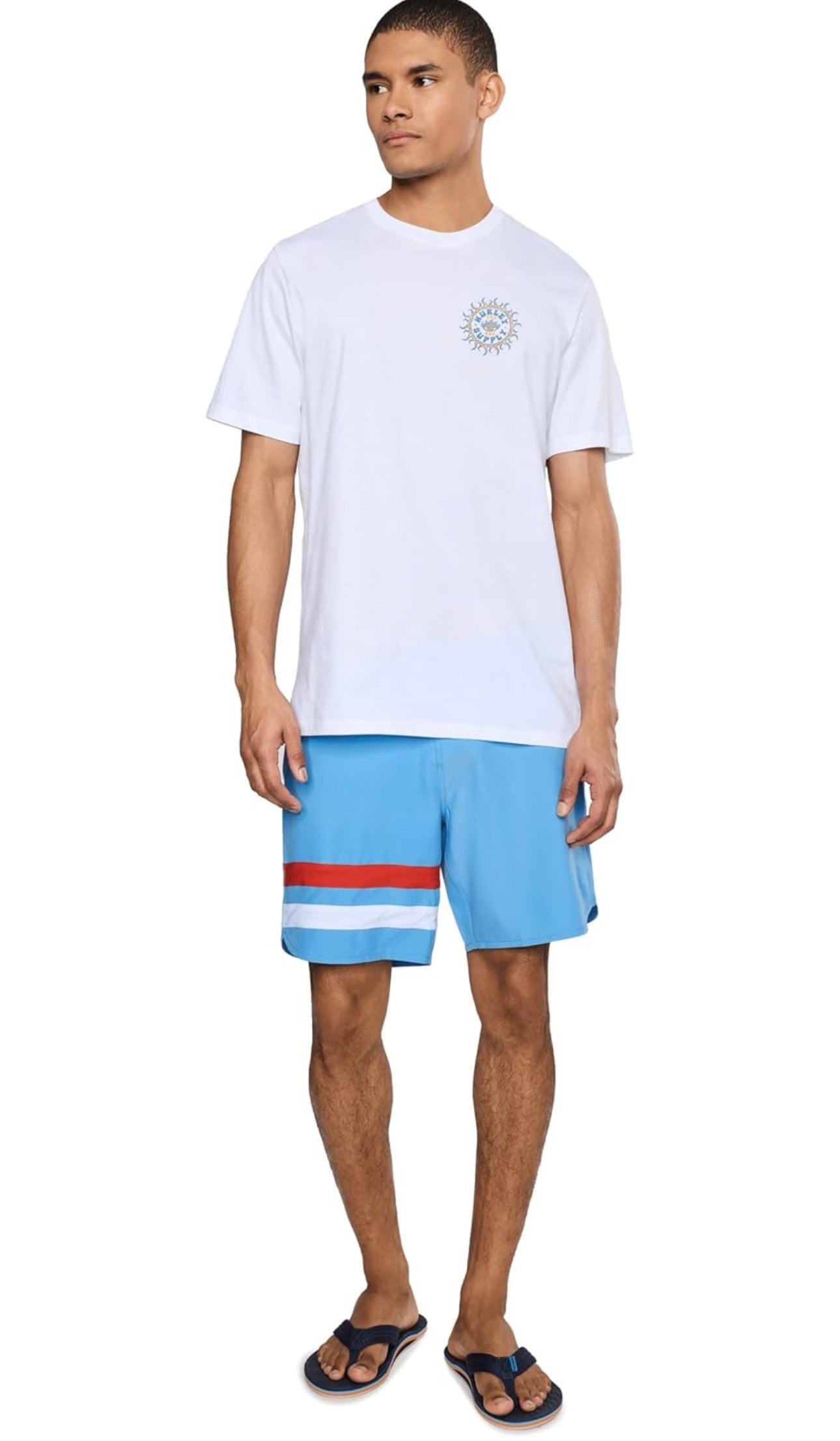 Hurley Pantaloneta Hombre - Boardshort de secado rápido