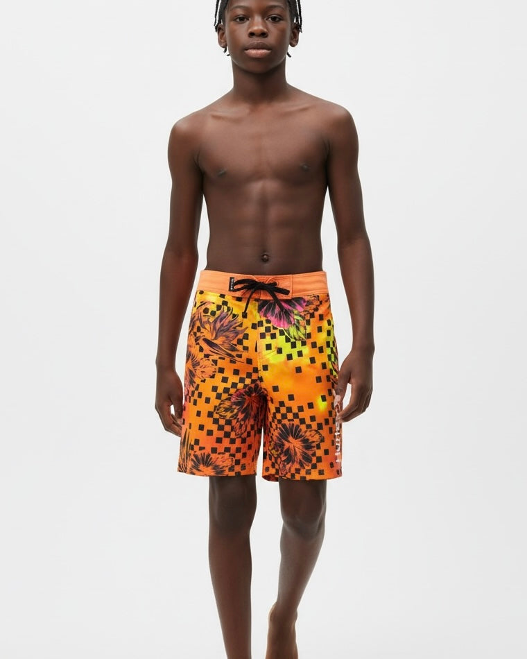 Hurley Tossed Pineapple – Pantaloneta de Baño para Niño