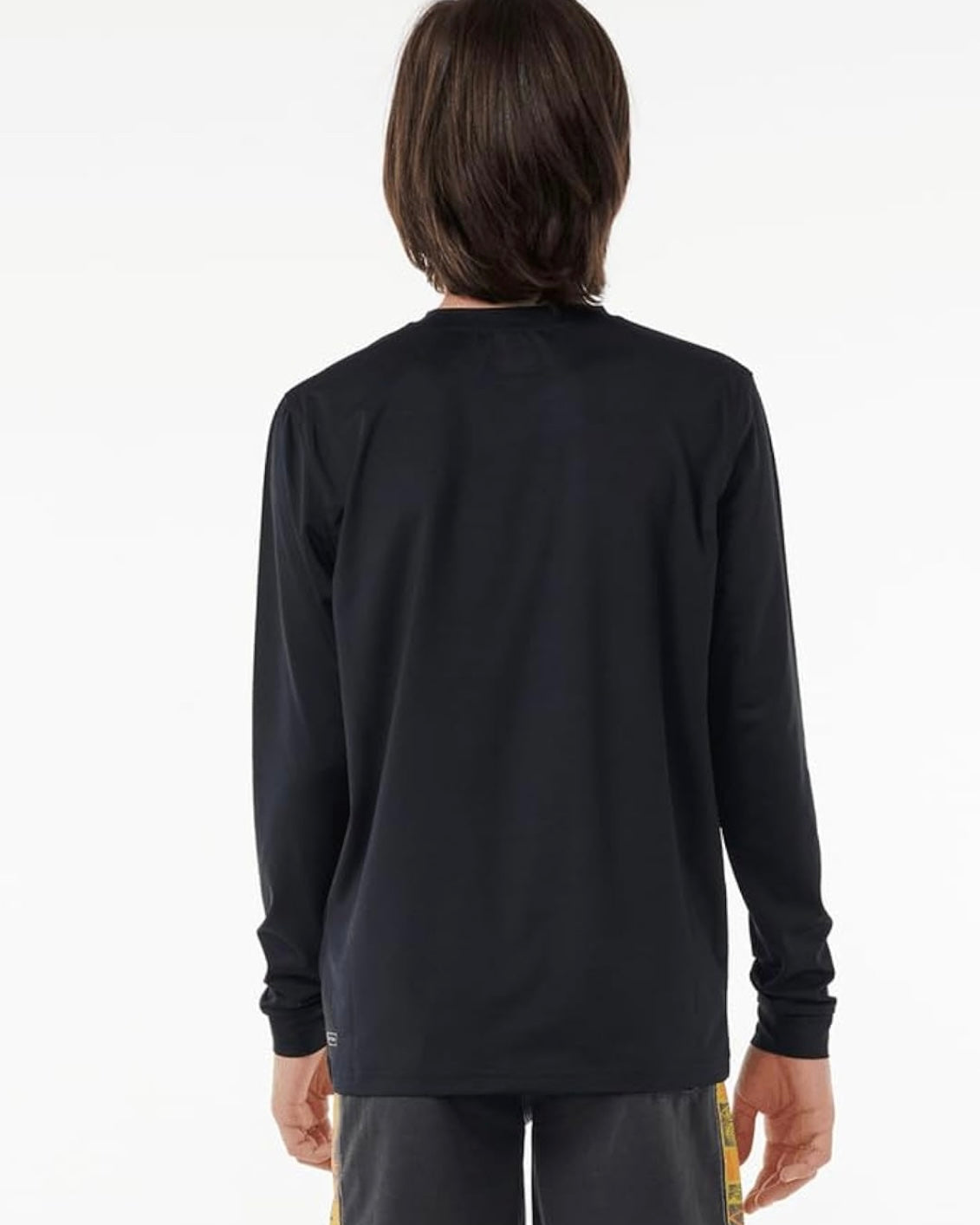Rip Curl Shaka Rashguard UPF 50+ para Niño – Negro