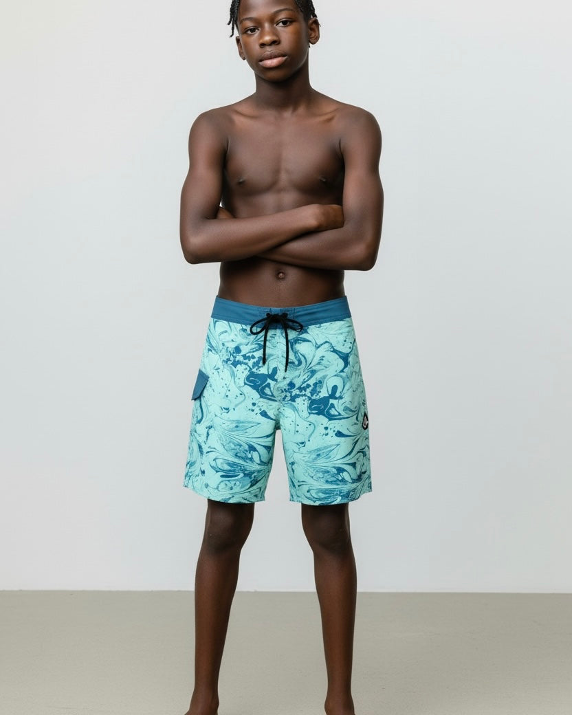 Volcom Bleeding Leaf Mod-Tech 16” – Boardshort para Niño