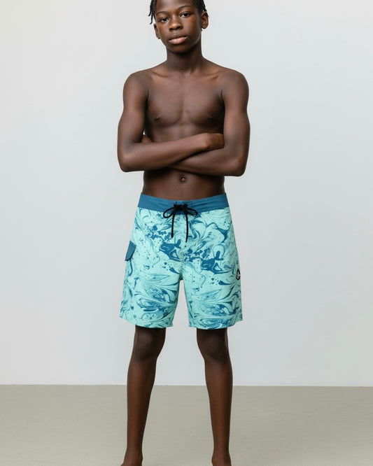Volcom Bleeding Leaf Mod-Tech 16” – Boardshort para Niño