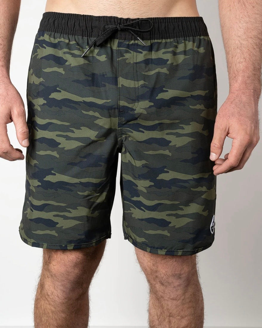 Boardshort XCEL Axis 17" Camo/Black para Hombre