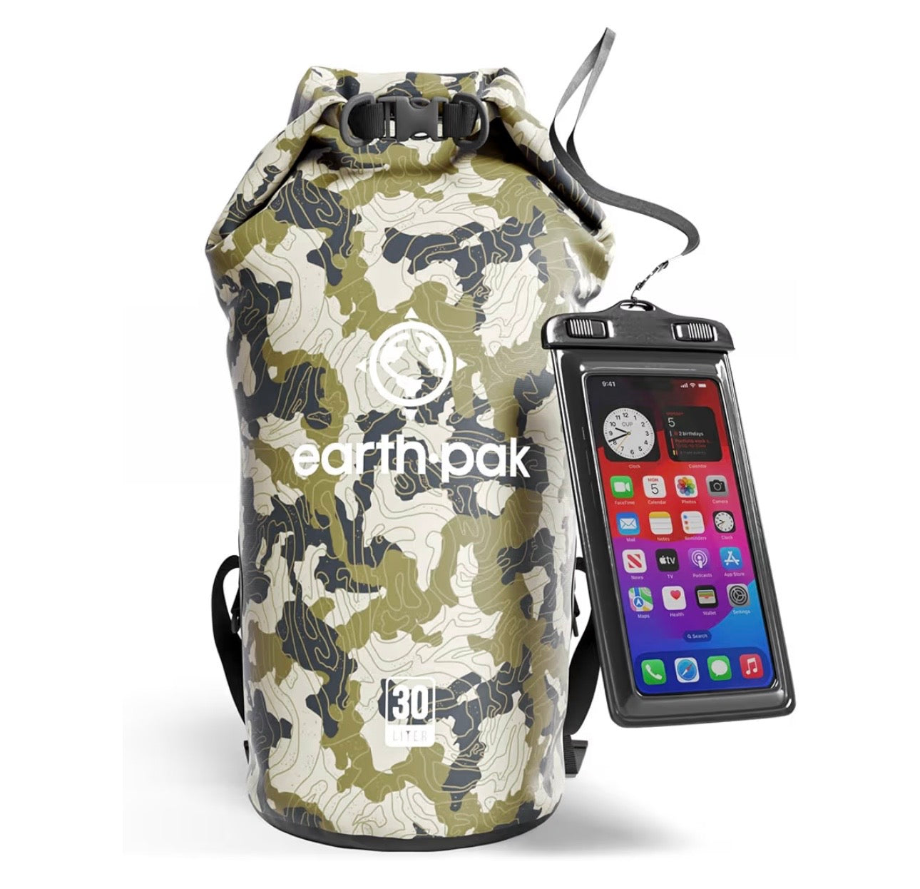 Mochila Impermeable 30L Dry Bag - Earth Pak