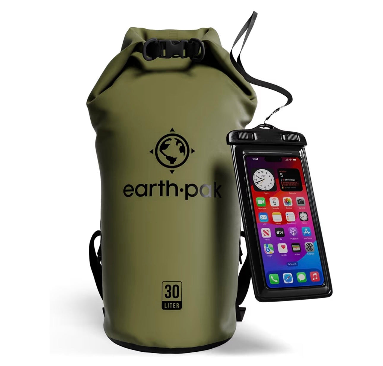 Mochila Impermeable 30L Dry Bag - Earth Pak