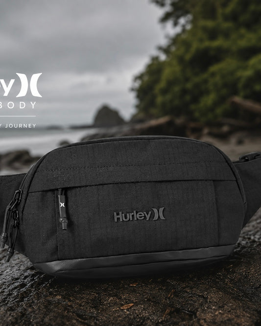 Hurley Peak Crossbody Bag – Canguro Unisex Negro