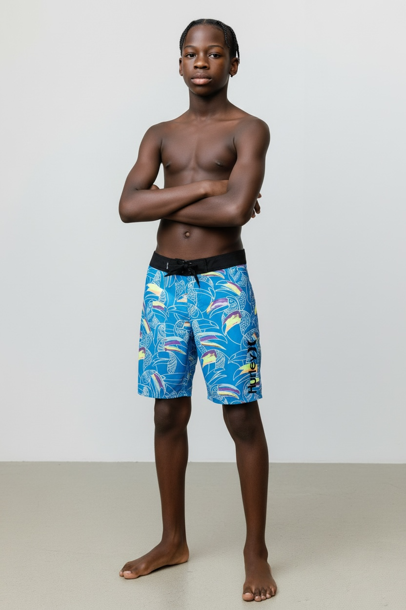 Hurley Pantaloneta Niño - Boardshort secado rápido 🌊