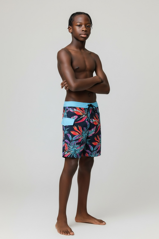 Volcom Pantaloneta Niño - Boardshort secado rápido 🌊