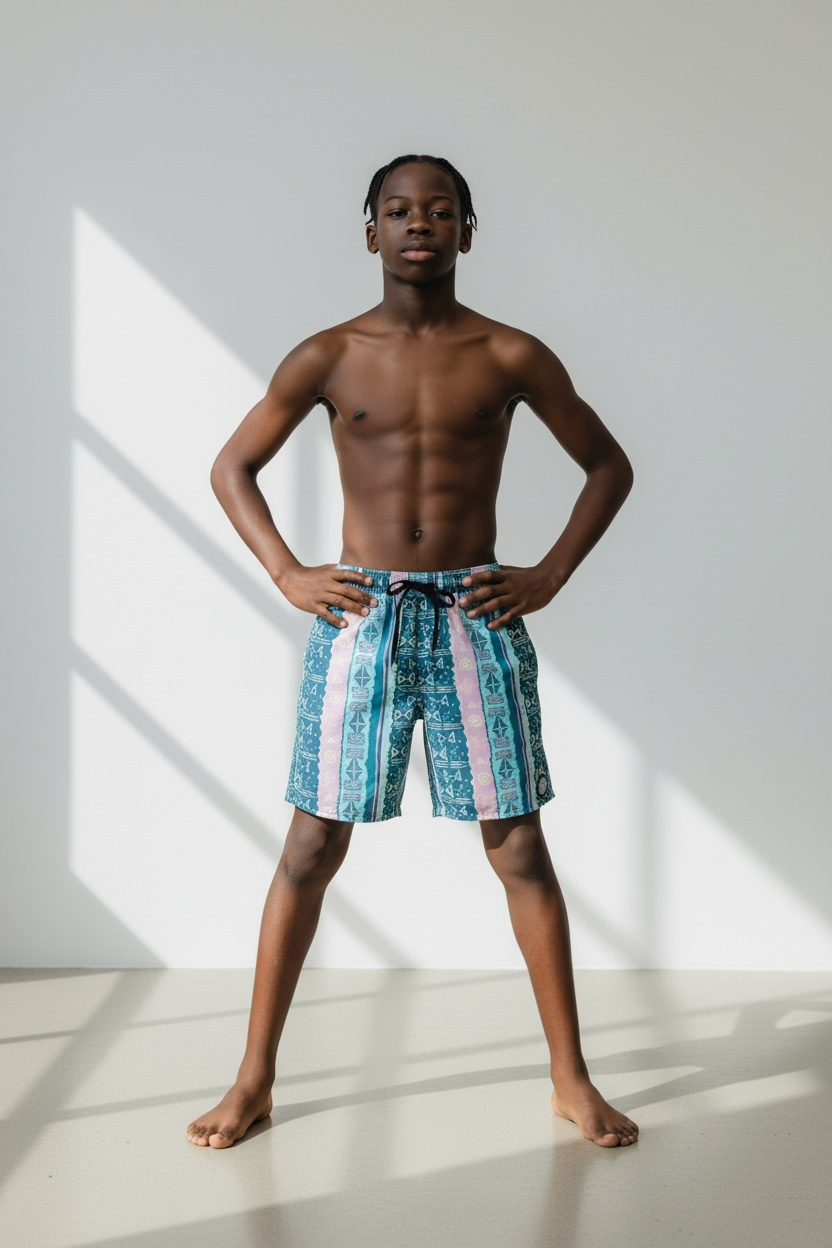Volcom Pantaloneta Niño - Boardshort secado rápido 🌊
