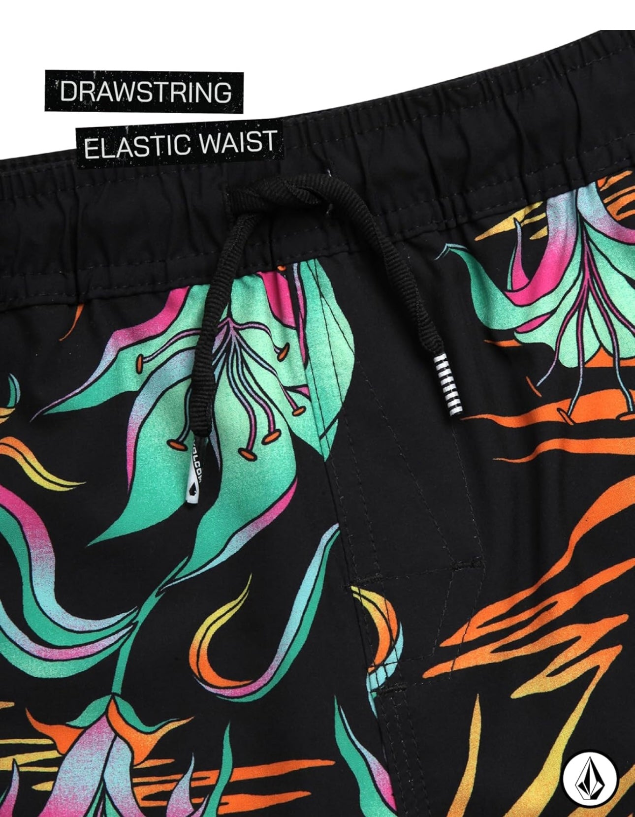 Volcom Pantaloneta Niño - Boardshort secado rápido 🌊