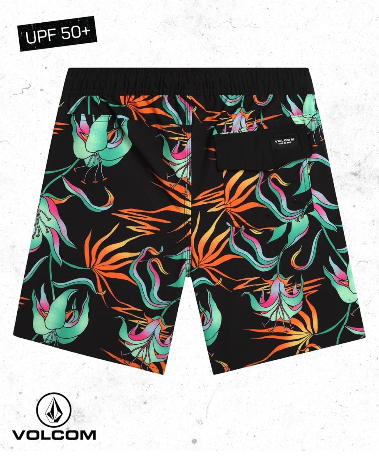 Volcom Pantaloneta Niño - Boardshort secado rápido 🌊