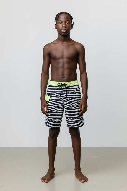 Volcom Pantaloneta Niño - Boardshort secado rápido 🌊