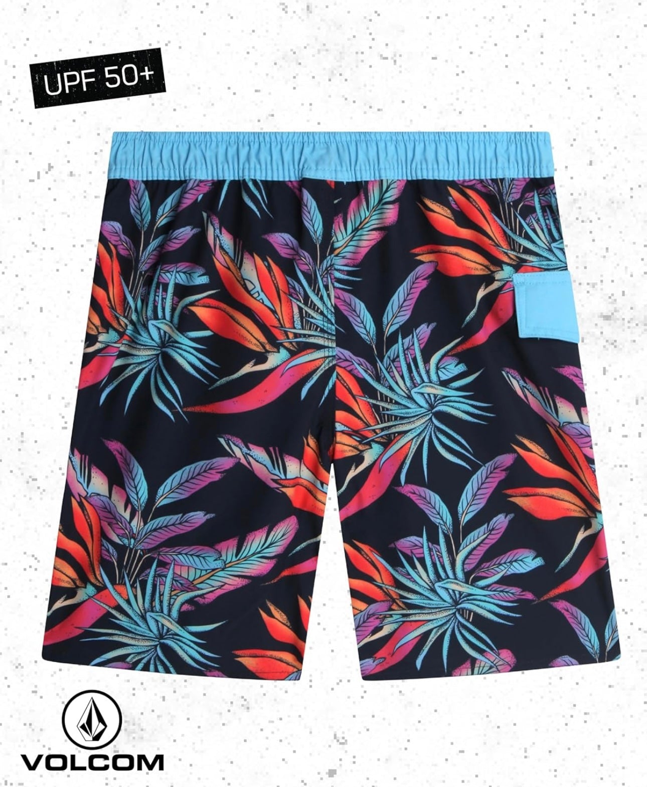Volcom Pantaloneta Niño - Boardshort secado rápido 🌊