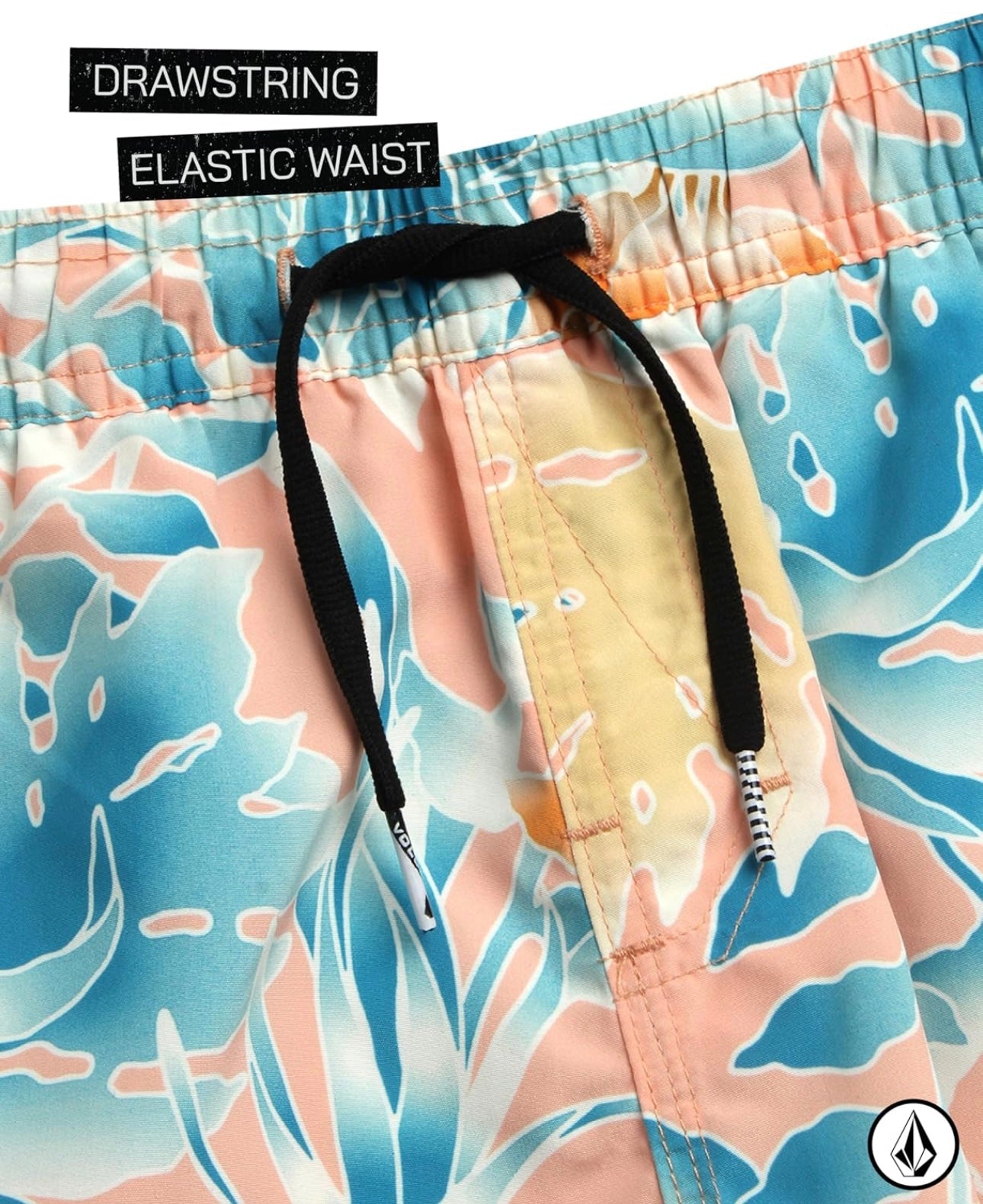 Volcom Pantaloneta Niño - Boardshort de secado rápido 🌊
