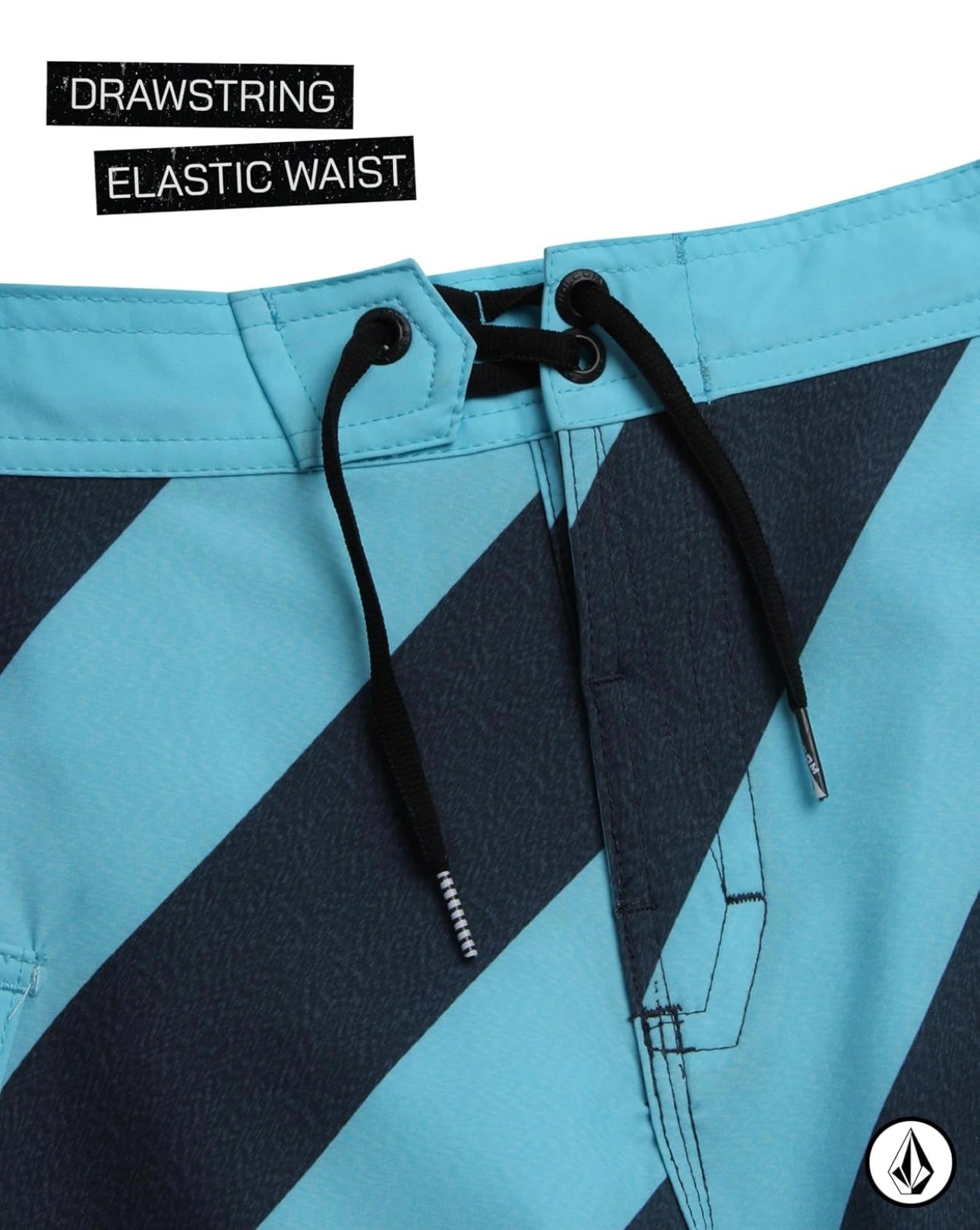 Volcom Pantaloneta Niño - Boardshort de secado rápido 🌊
