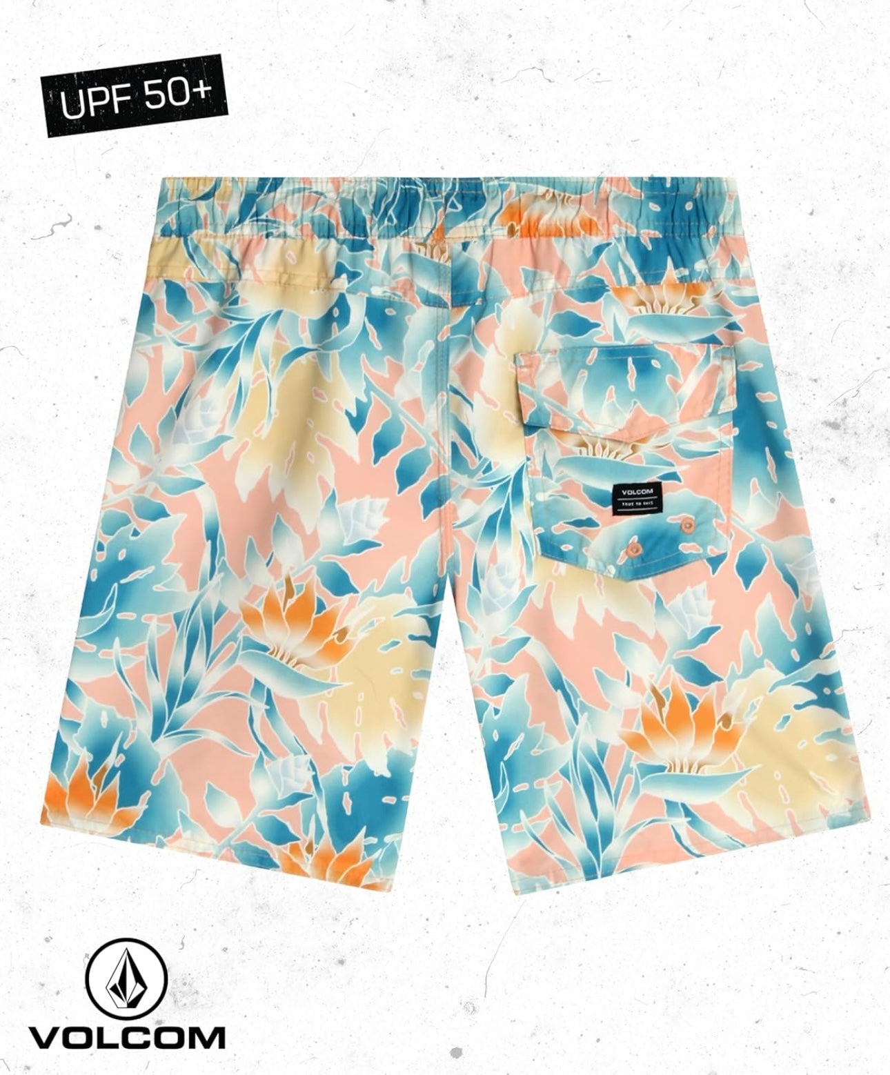 Volcom Pantaloneta Niño - Boardshort de secado rápido 🌊