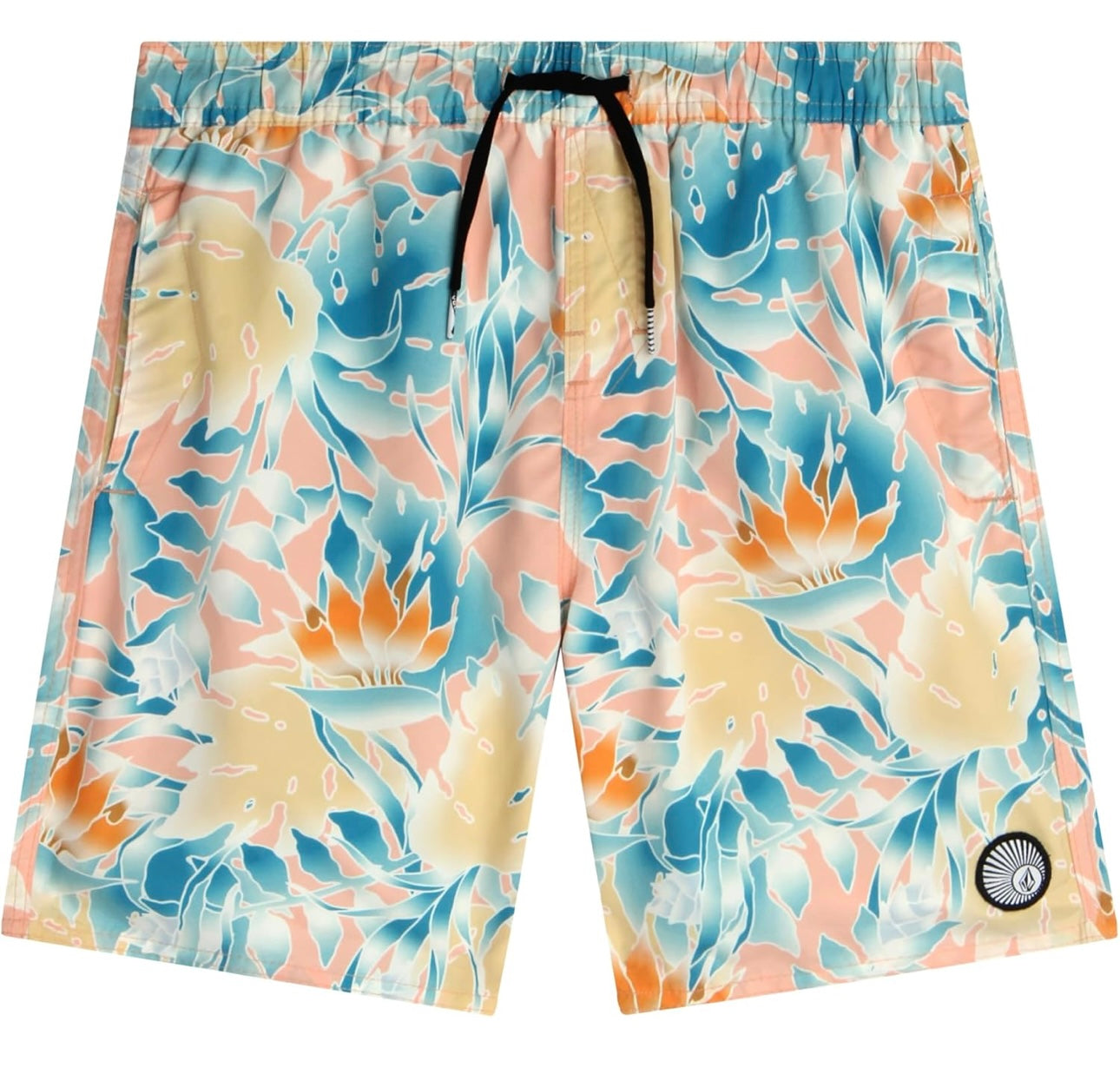 Volcom Pantaloneta Niño - Boardshort de secado rápido 🌊
