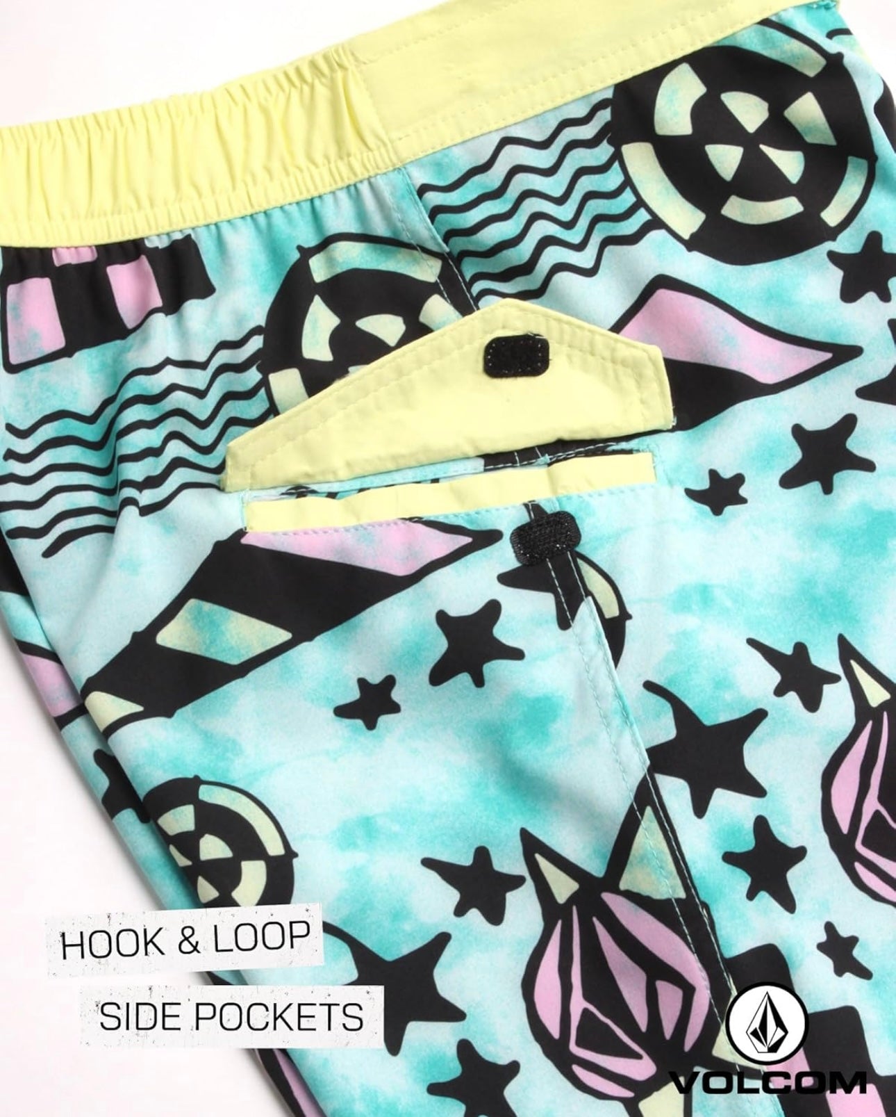 Volcom Pantaloneta Niño - Boardshort secado rápido 🌊