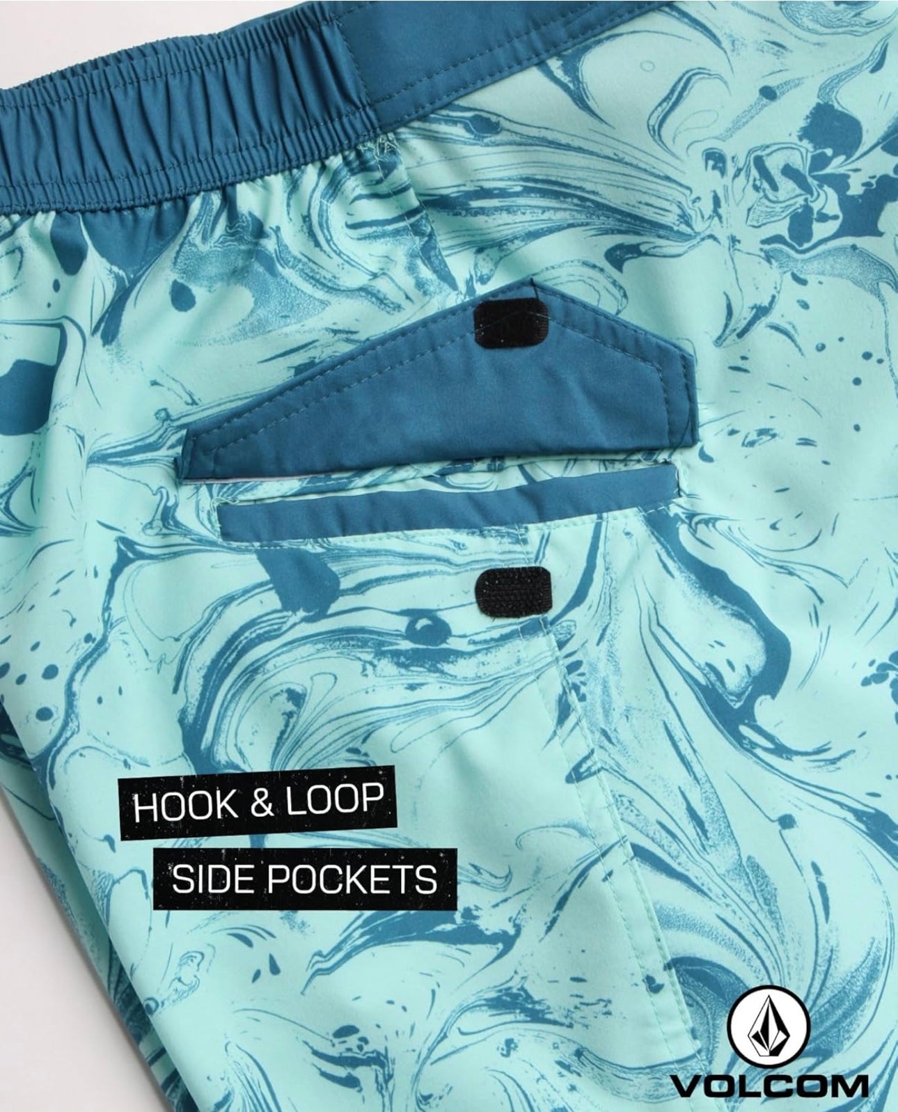 Volcom Pantaloneta Niño - Boardshort secado rápido 🌊