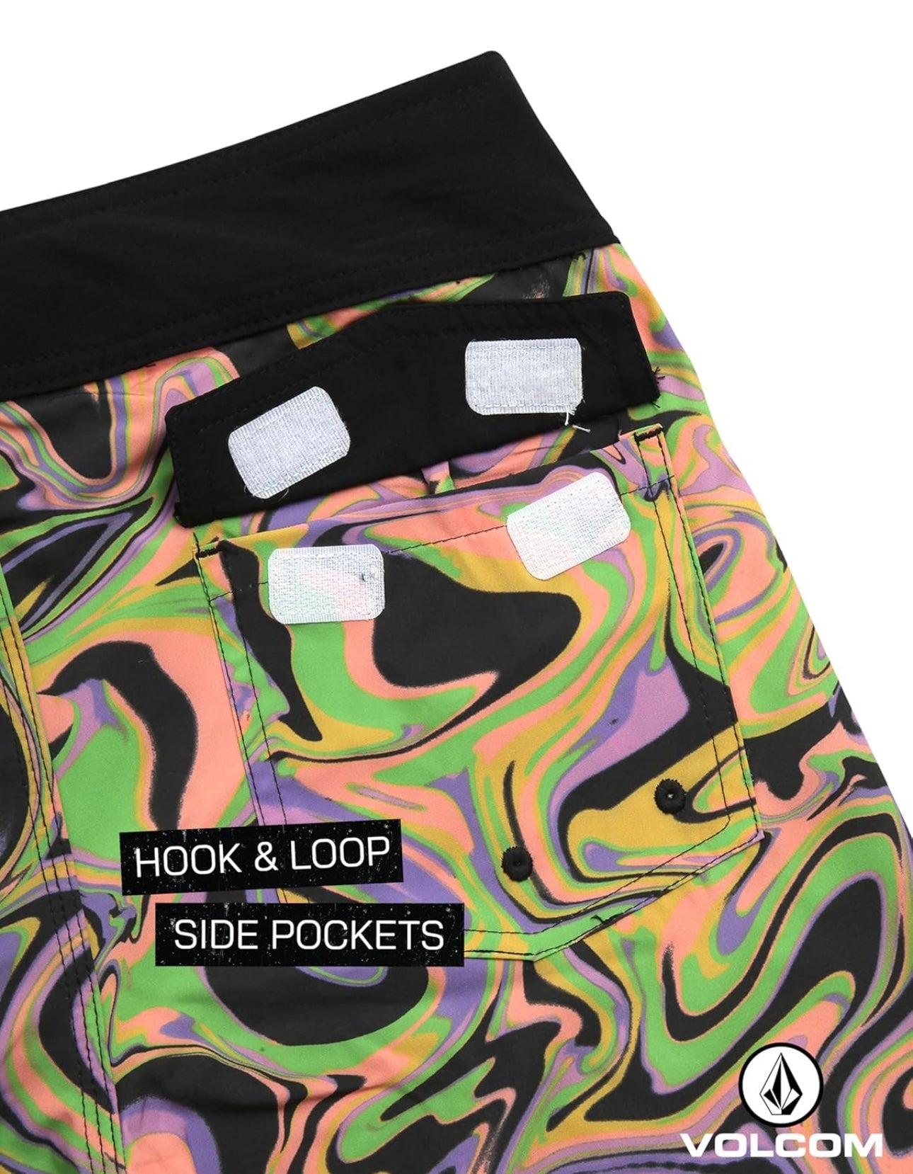 Volcom Pantaloneta Niño - Boardshort de secado rápido 🌊