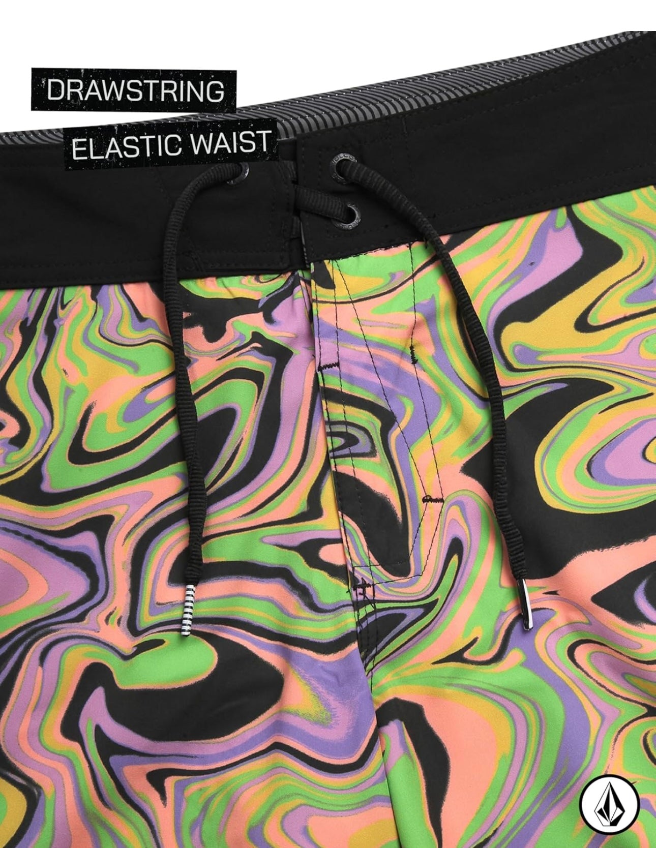Volcom Pantaloneta Niño - Boardshort de secado rápido 🌊