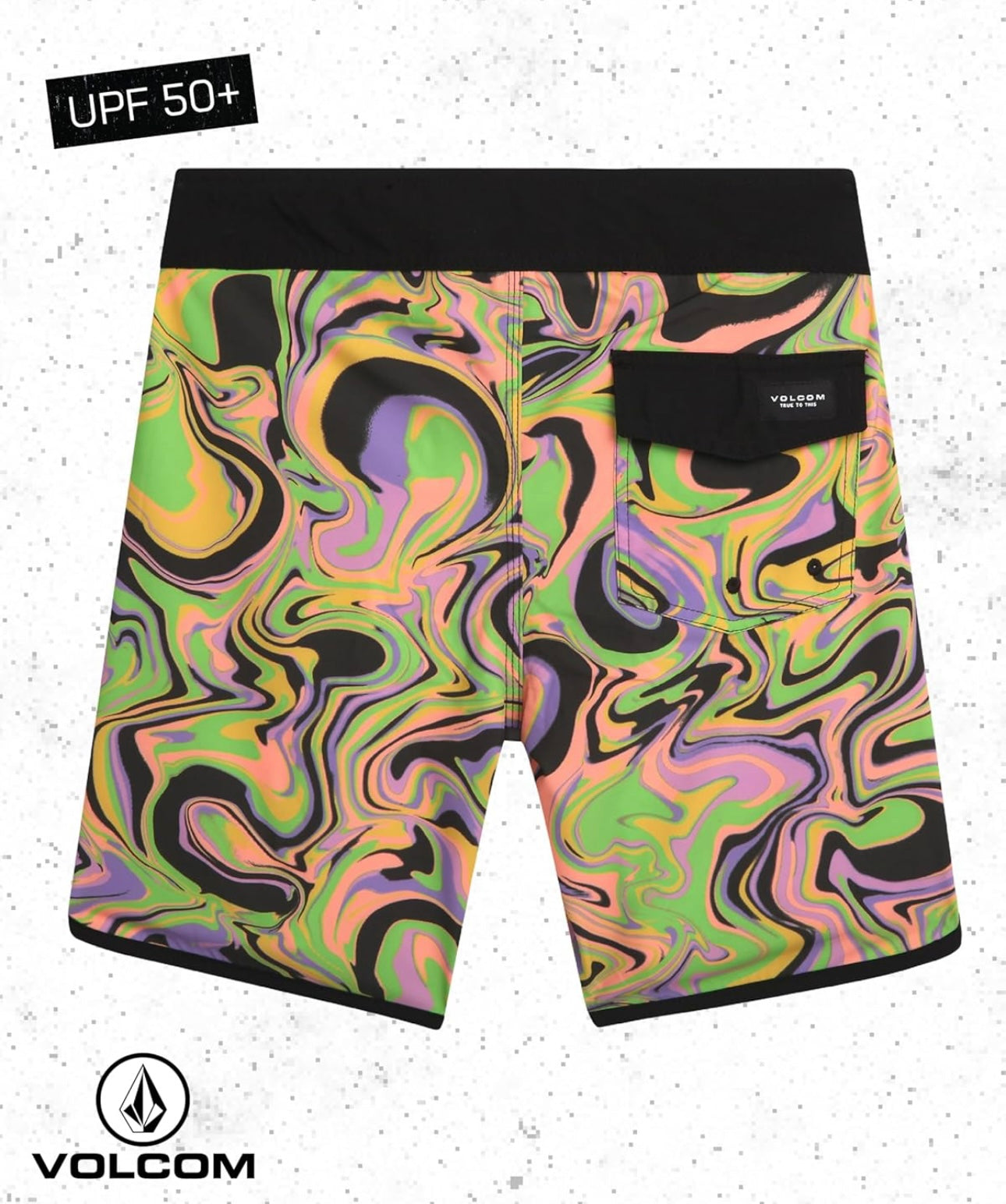 Volcom Pantaloneta Niño - Boardshort de secado rápido 🌊