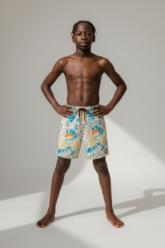 Volcom Pantaloneta Niño - Boardshort de secado rápido 🌊
