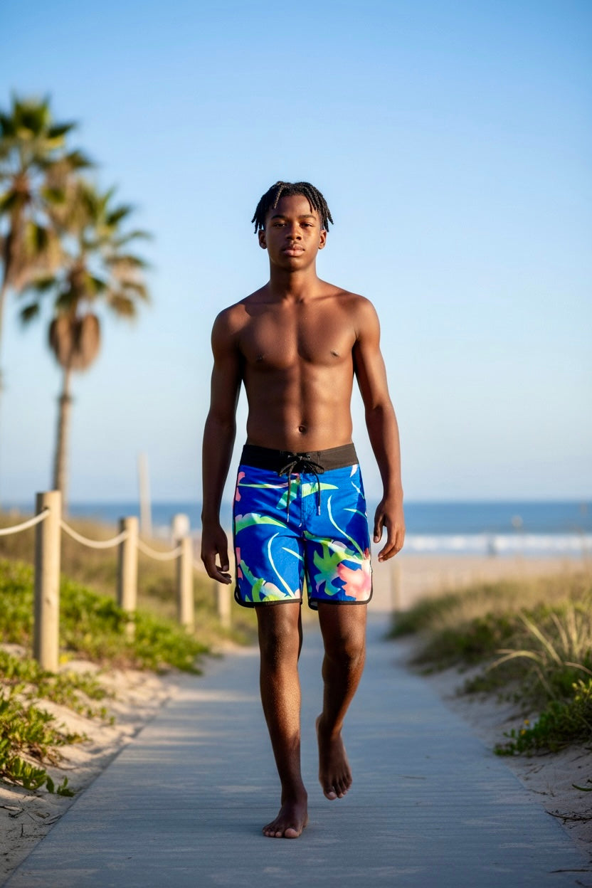 Volcom Pantaloneta Niño - Boardshort secado rápido 🌊